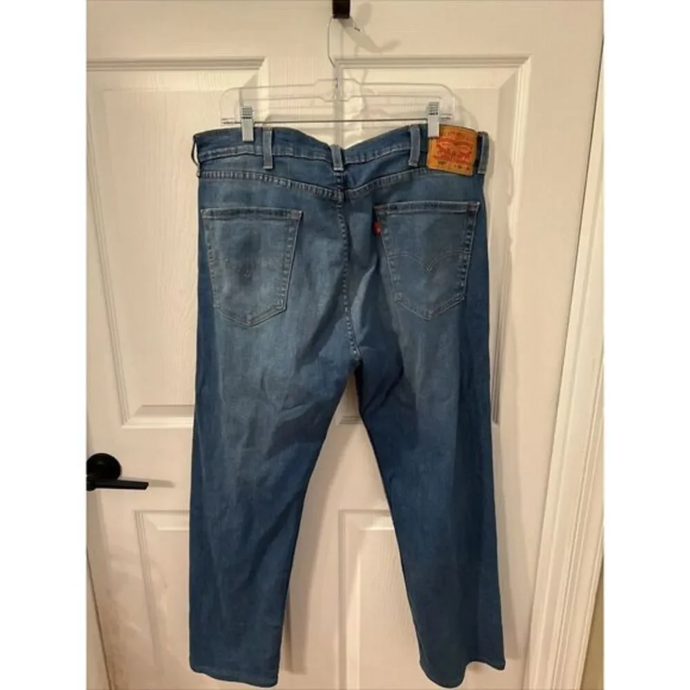Levi's 505 Jeans Mens 38x29 Blue Denim Straight Leg Regular Fit Grunge Retro USA
